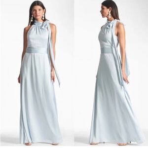 Sachin + Babi Kayla Gown Ice Blue Bridesmaid Wedding Prom NWT 2 $285